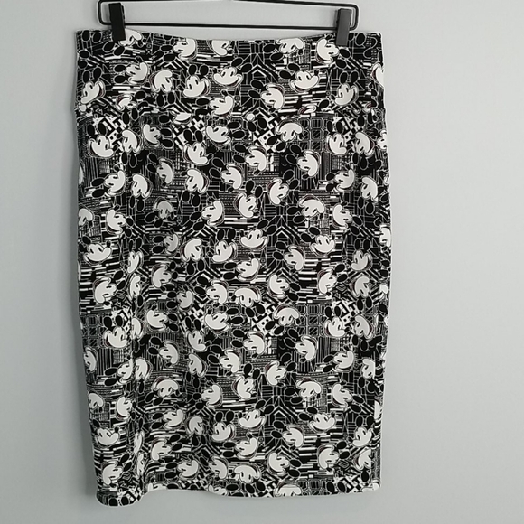 MICKEY MOUSE Pencil SKirt Lularoe XL - Picture 4 of 6